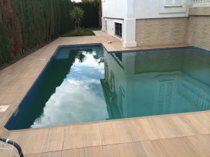 Contrucción de piscina privada en Granada